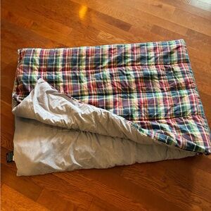 Ralph Lauren Plaid Reversible Vintage Twin Garrison Comforter made in USA